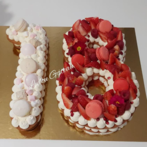 Number Cake – Heart Cake