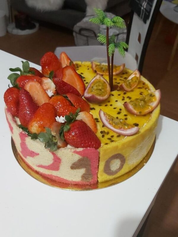 Entremet Fraise / Passion